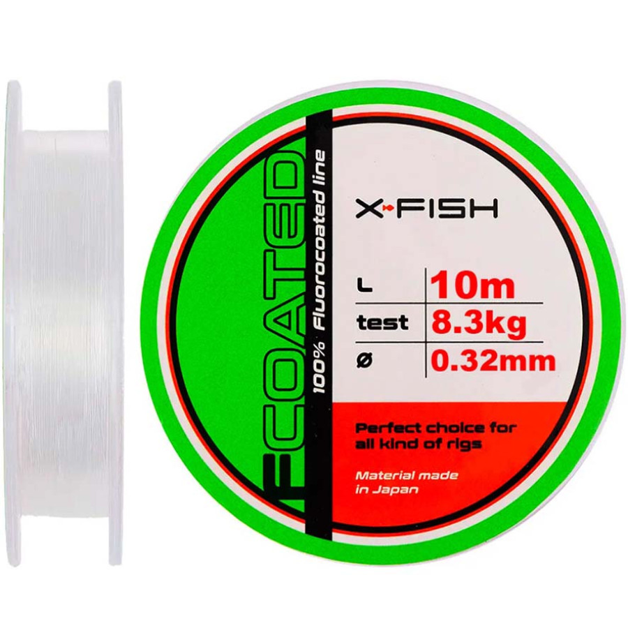 Флюорокарбон X-Fish FCoated 10m 0.16mm 2,8kg