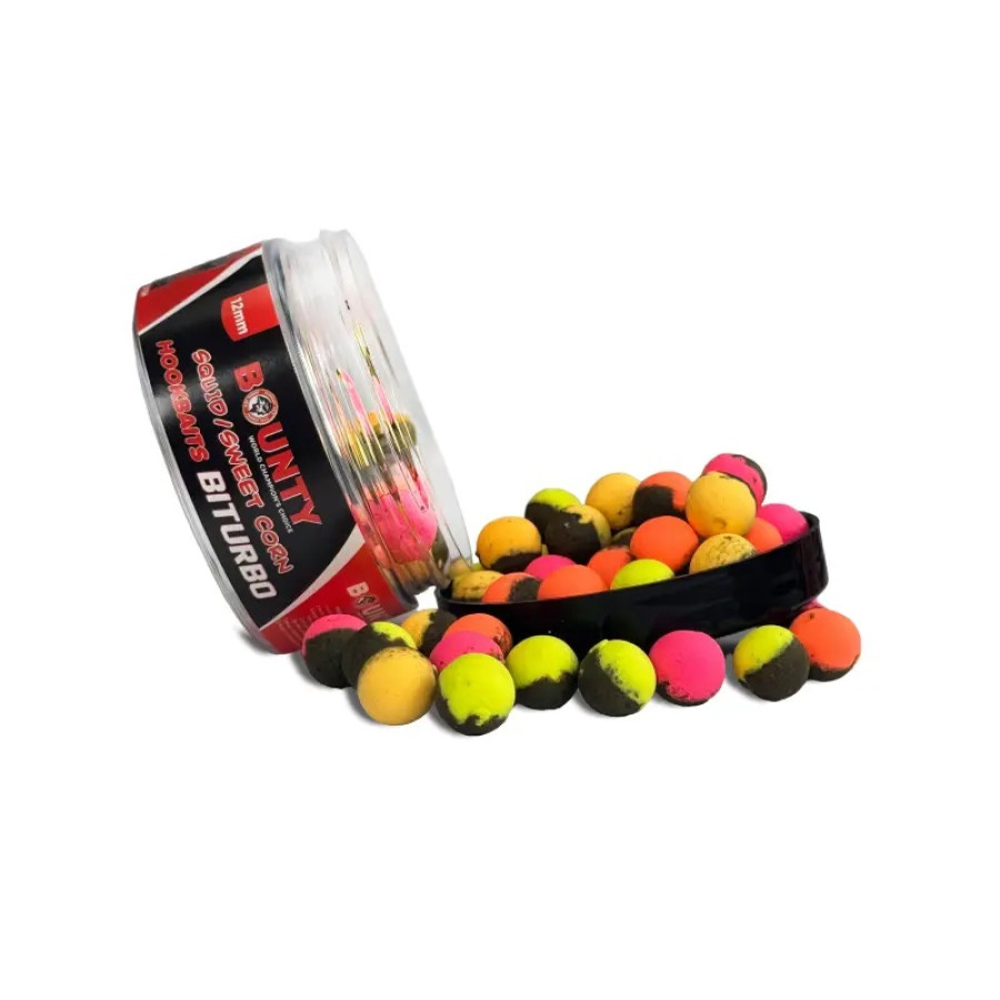 Премиум насадка Bounty Biturbo - Squid/Sweet Corn (кальмар/кукуруза) 10мм mix colours