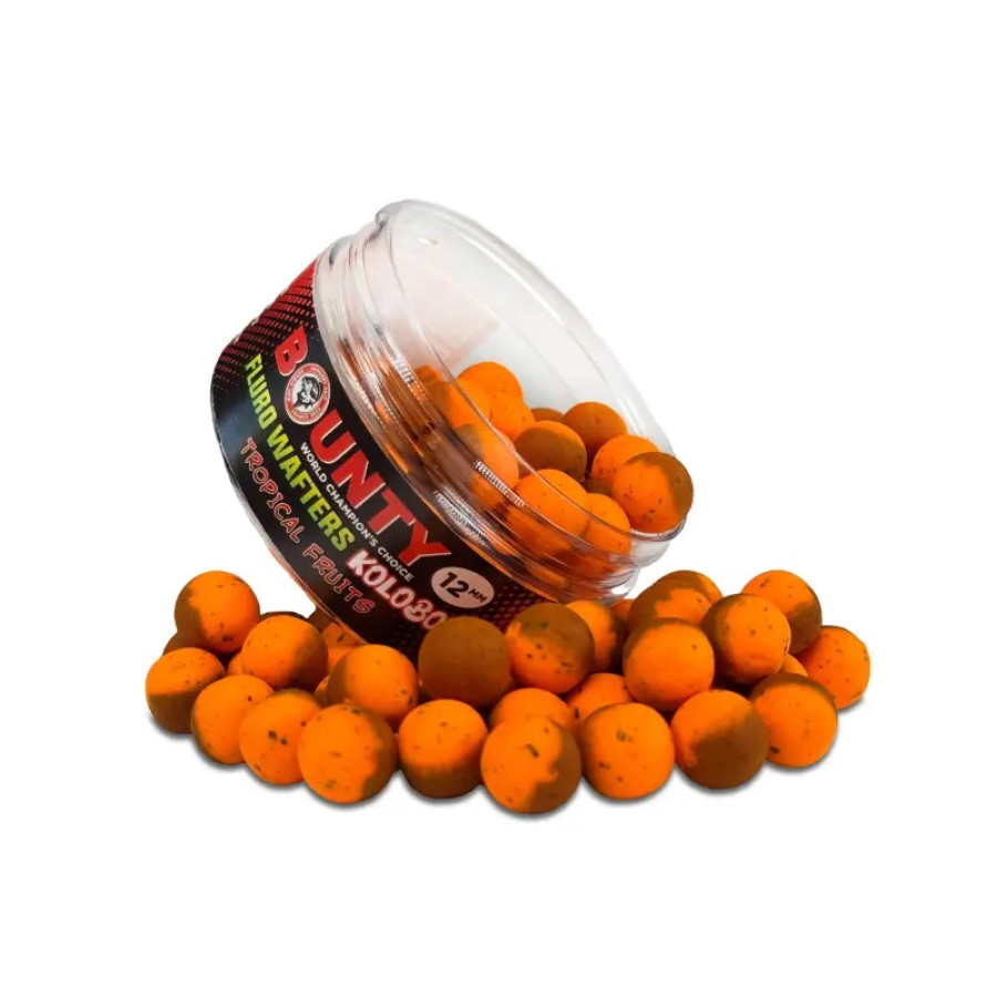 Бойлы Bounty Fluro-вафтерс Kolobok - Tropical Fruits (тропические фрукты) 10мм