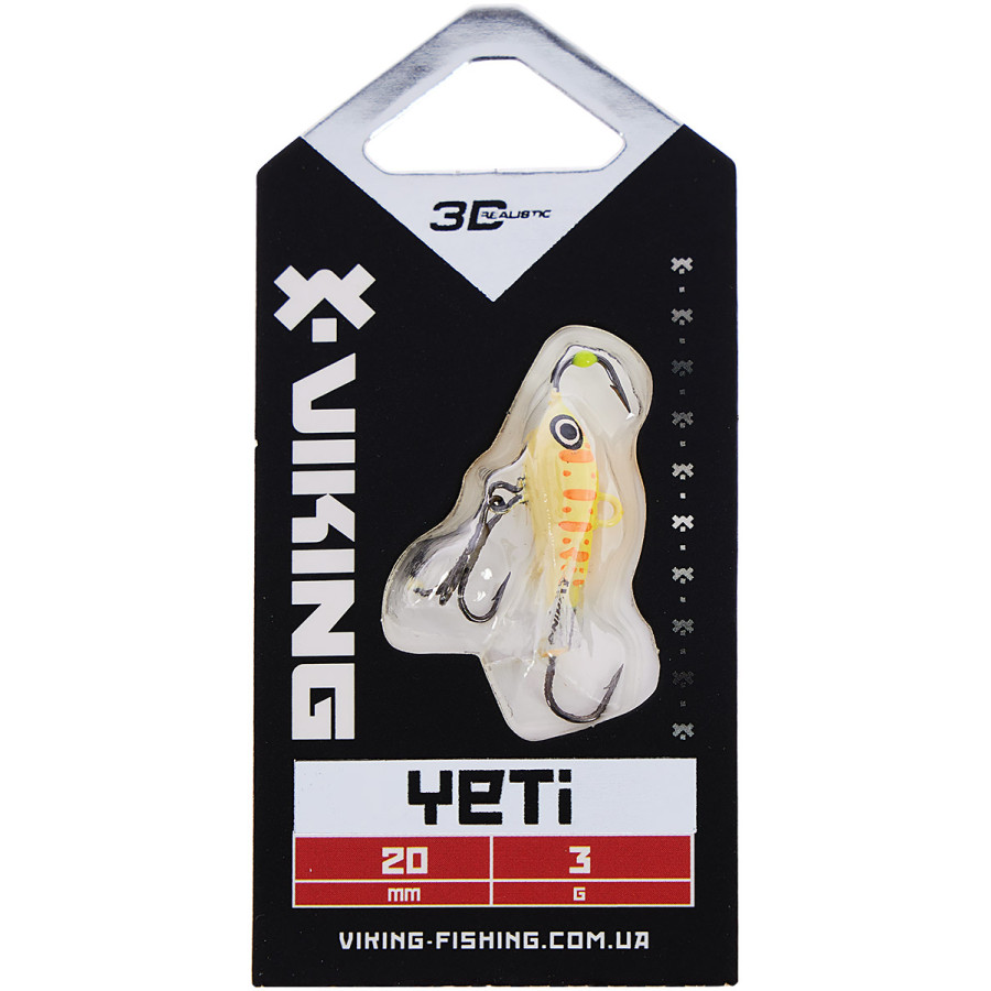 Балансир Viking Fishing Yeti Ice Jig 20mm 3.0g col.06 Japanese School Балансир Viking Fishing Yeti Ice Jig 20mm 3.0g col.06 Japanese School