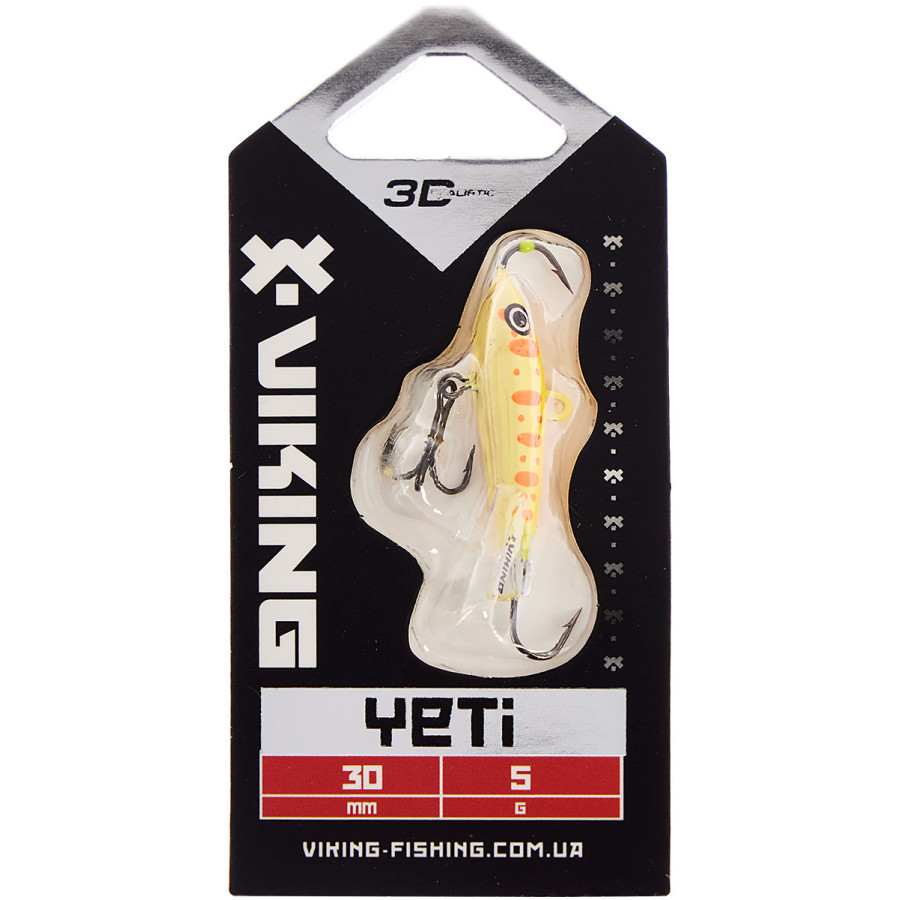 Балансир Viking Fishing Yeti Ice Jig 30mm 5.0g col.06 Japanese School Балансир Viking Fishing Yeti Ice Jig 30mm 5.0g col.06 Japanese School