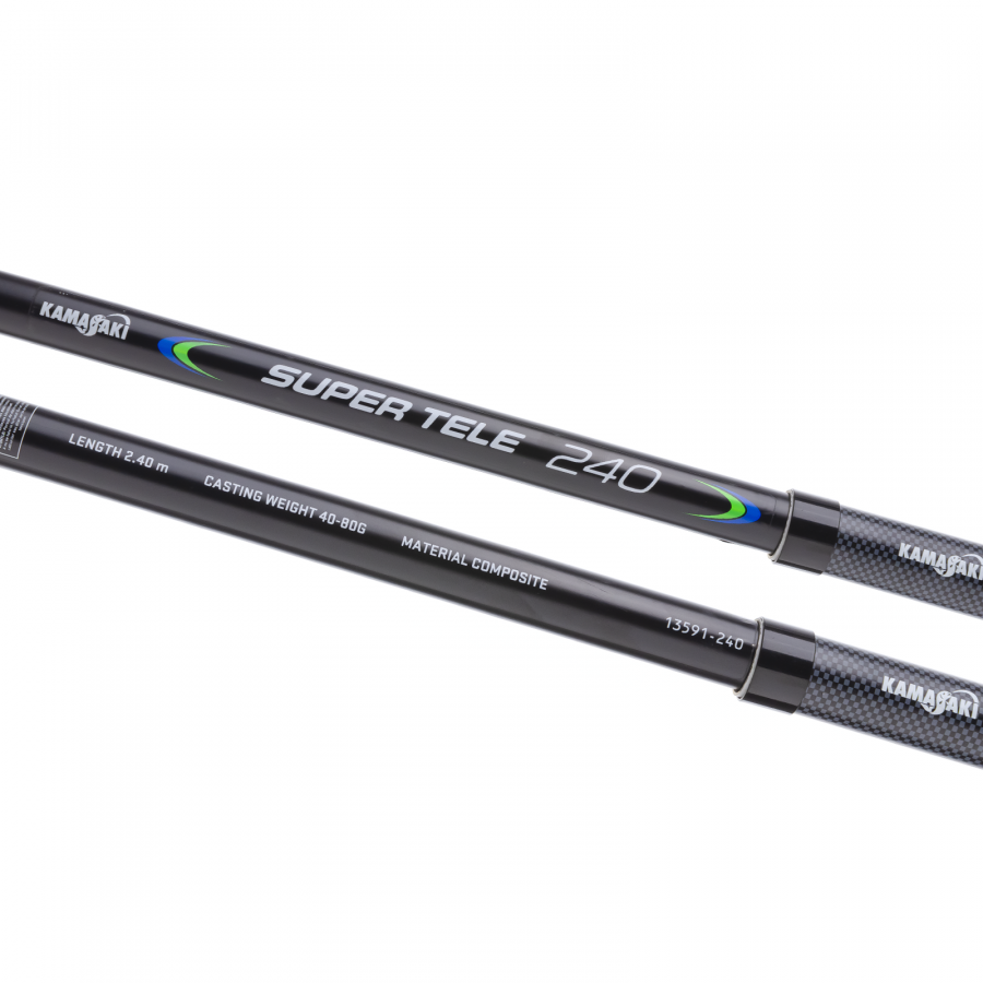 Спиннинг телескопический Kamasaki Super Tele 2.40m 40-80g Спиннинг телескопический Kamasaki Super Tele 2.40m 40-80g