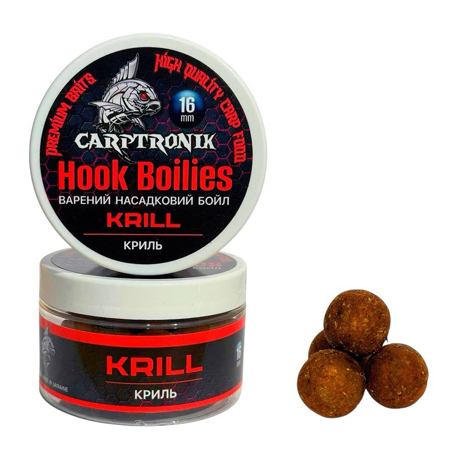 Бойл насадочный вареный Krill (Криль), 16мм