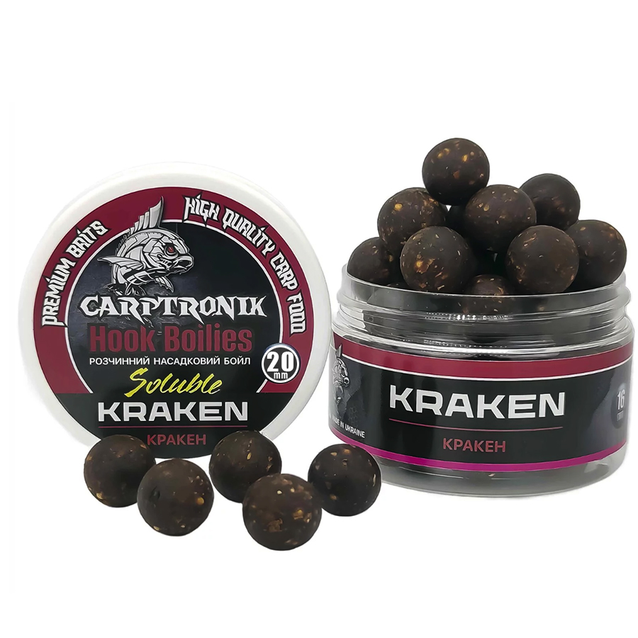 Насадочный бойл растворимый Kraken, 20мм