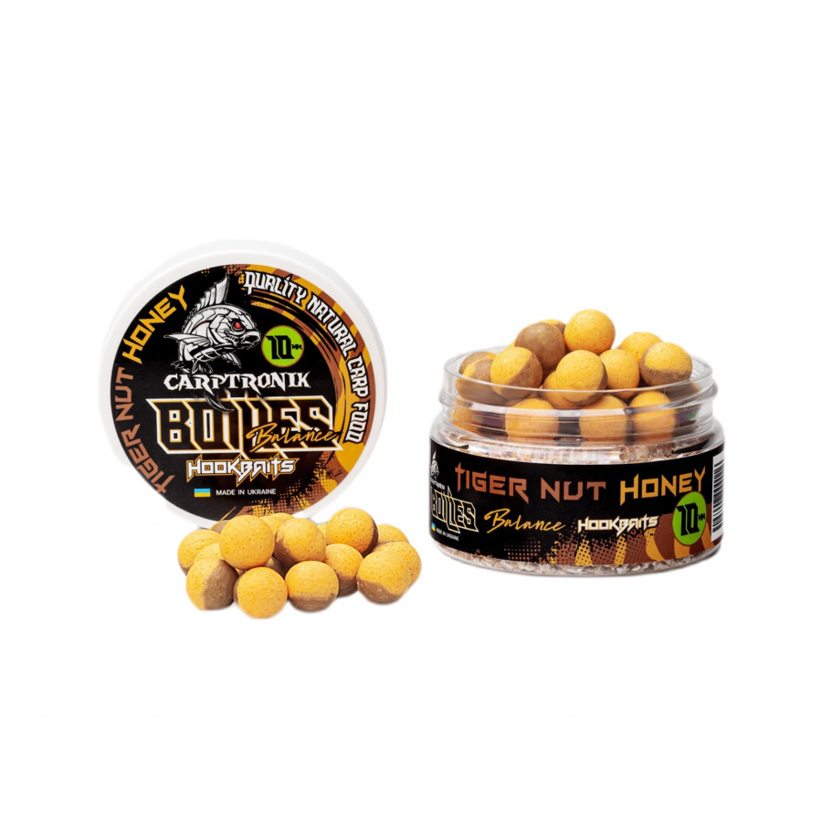 Насадочный бойл Balance, 10мм Тигровый орех-мёд