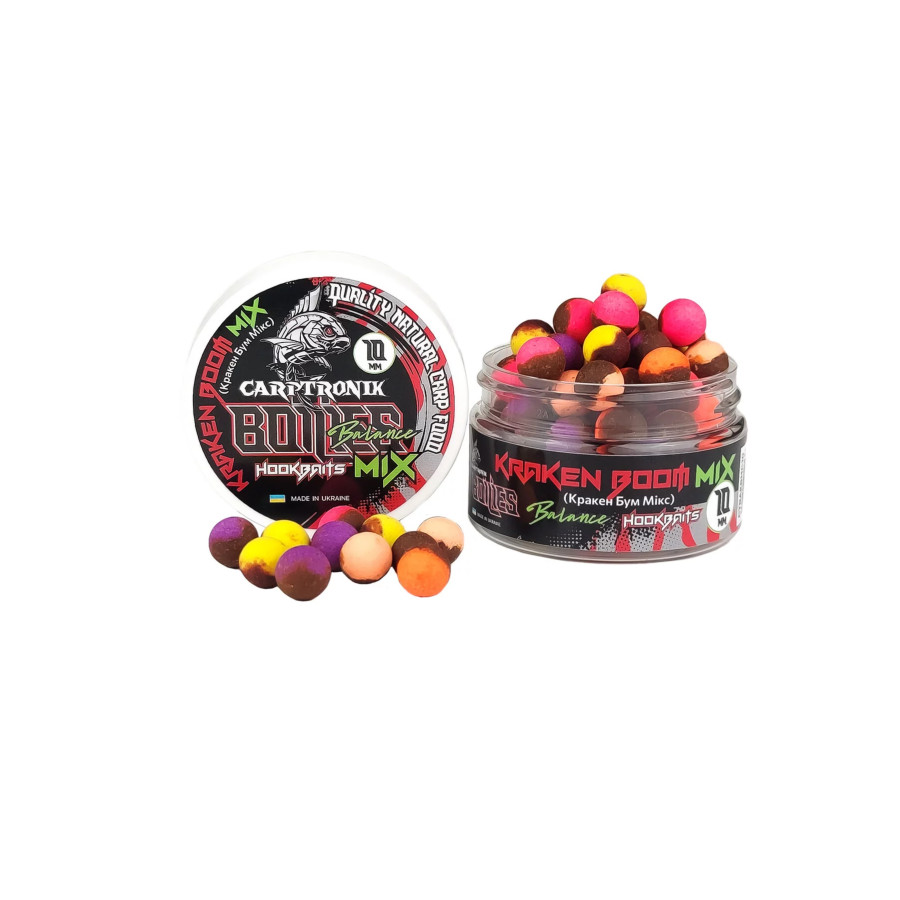 Насадочный бойл Balance, 10мм Kraken BOOM MIX