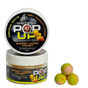 Бойлы Pop-up Carptronik 10mm Сладкая кукуруза - мёд ( Sweet Corn - Honey)