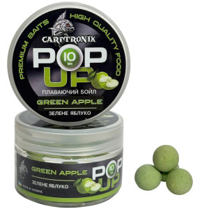 Бойлы Pop-up Carptronik 10mm Зеленое яблоко (Green apple)