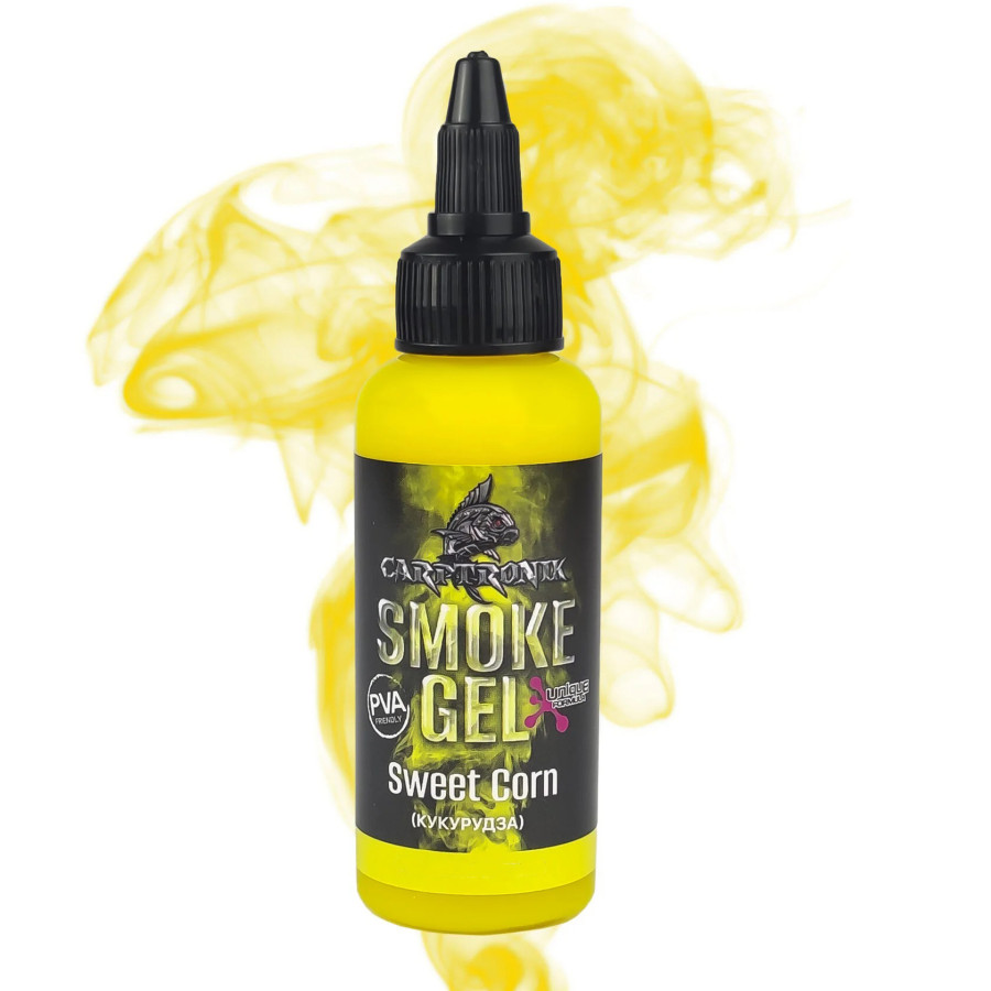 Аттрактант гель Carptronik Smoke gel Sweet Corn (Кукуруза) 60ml