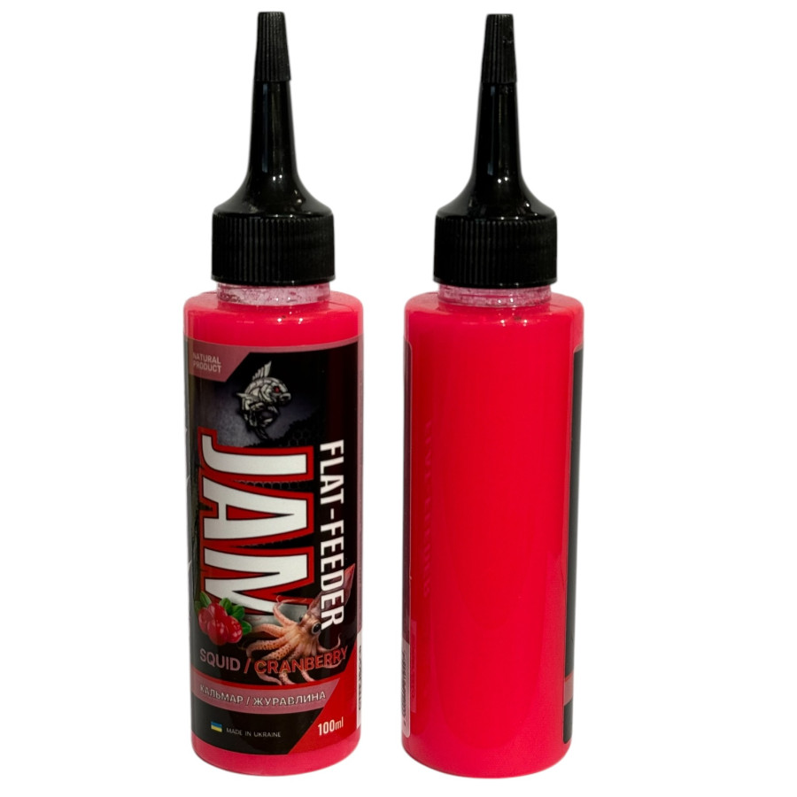 Аттрактант Flat-feeder jam Carptronik Squid/Cranberry (Кальмар/Клюква) 100ml