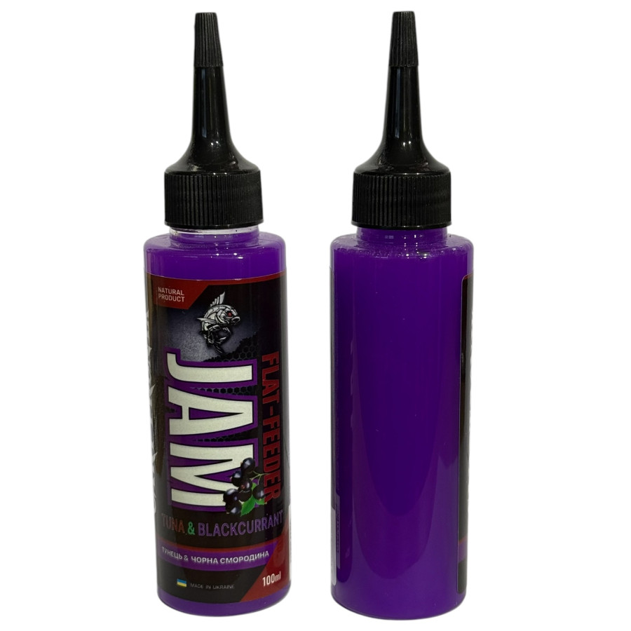 Аттрактант Flat-feeder jam Carptronik Tuna & Blackcurrant (Тунец & Черная Смородина) 100ml