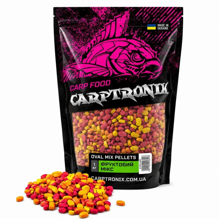 Пеллетс Carptronik OVAL MIX Фруктовый микс 1 кг