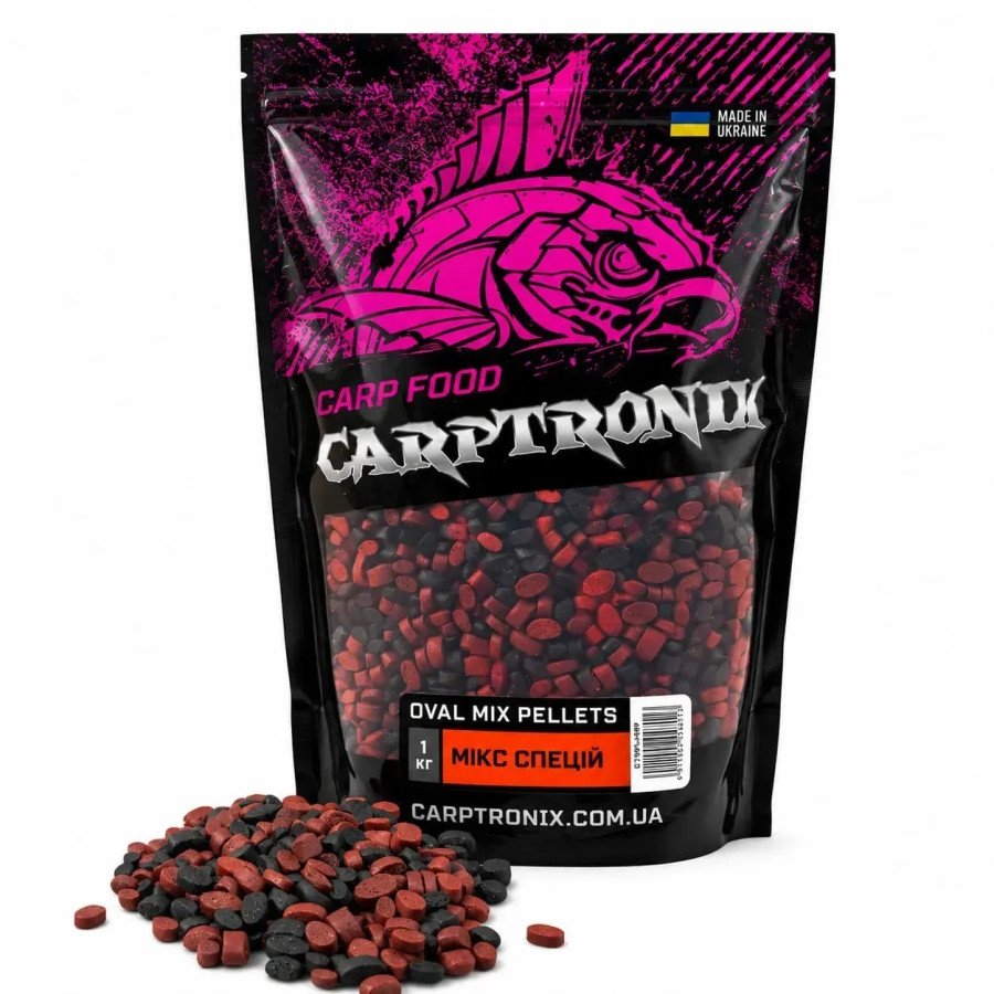 Пеллетс Carptronik OVAL MIX Микс специй 1 кг