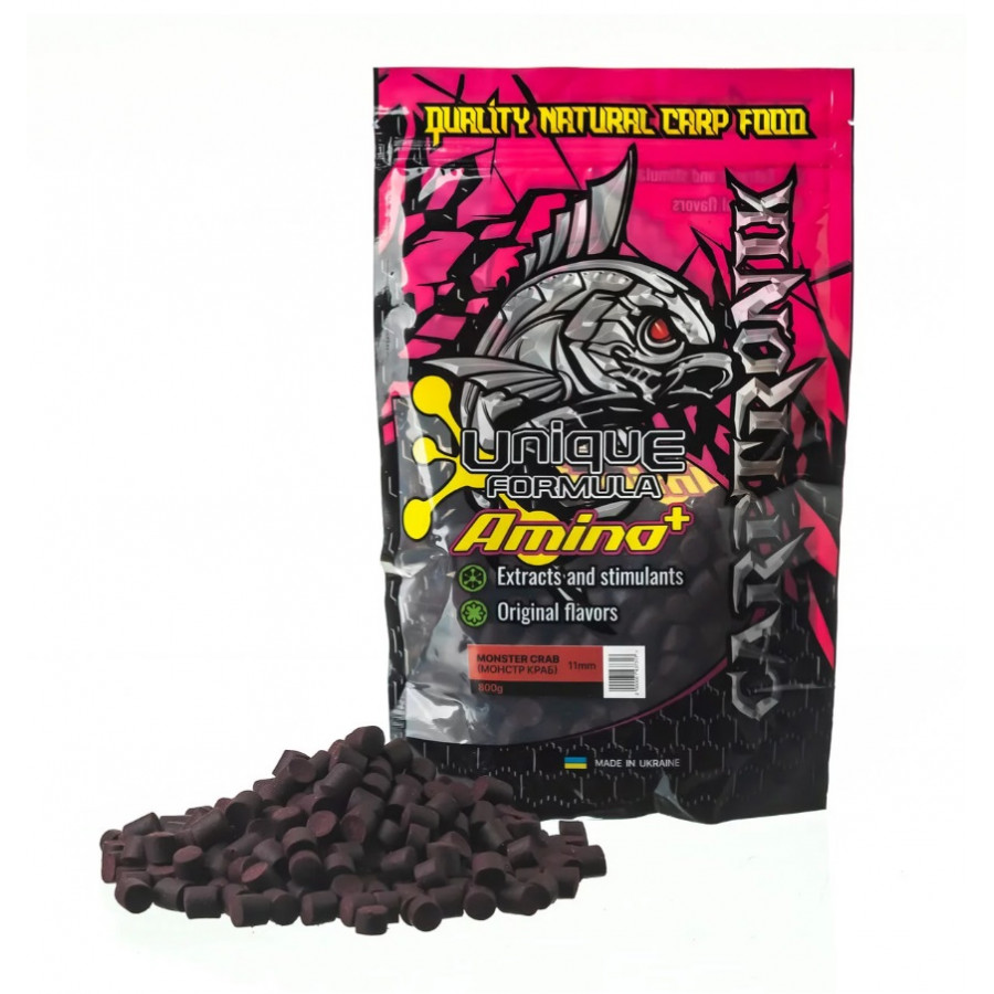 Пеллетс кормовой Carptronik монстр краб 11mm 800g