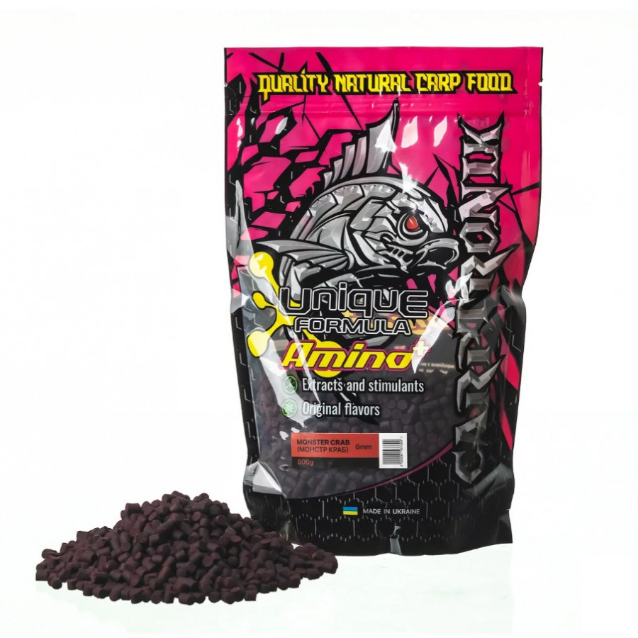 Пеллетс кормовой Carptronik монстр краб 6mm 800g