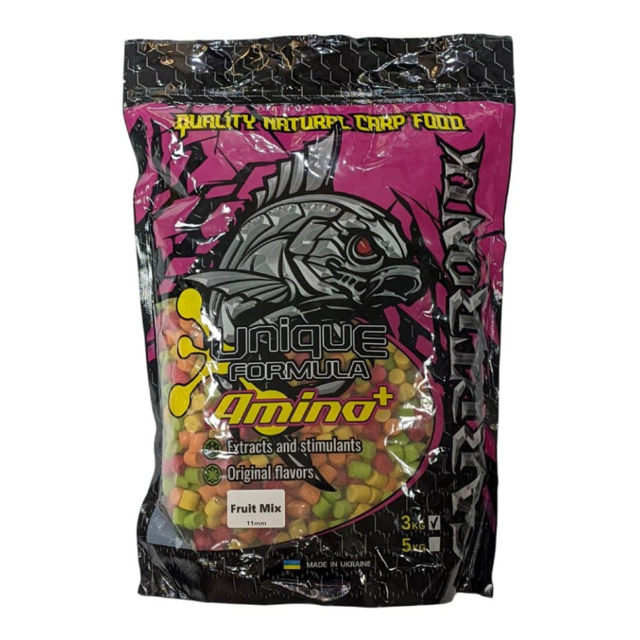 Пеллетс кормовой Carptronik Фруктовый Микс 11mm 3kg