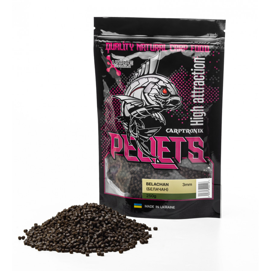 Carptronik метод- стик микс пеллетс "Белочан" 3мм 250g