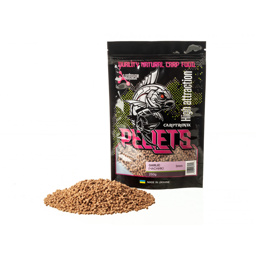 Carptronik метод- стик микс пеллетс "Чеснок" 3мм 250g
