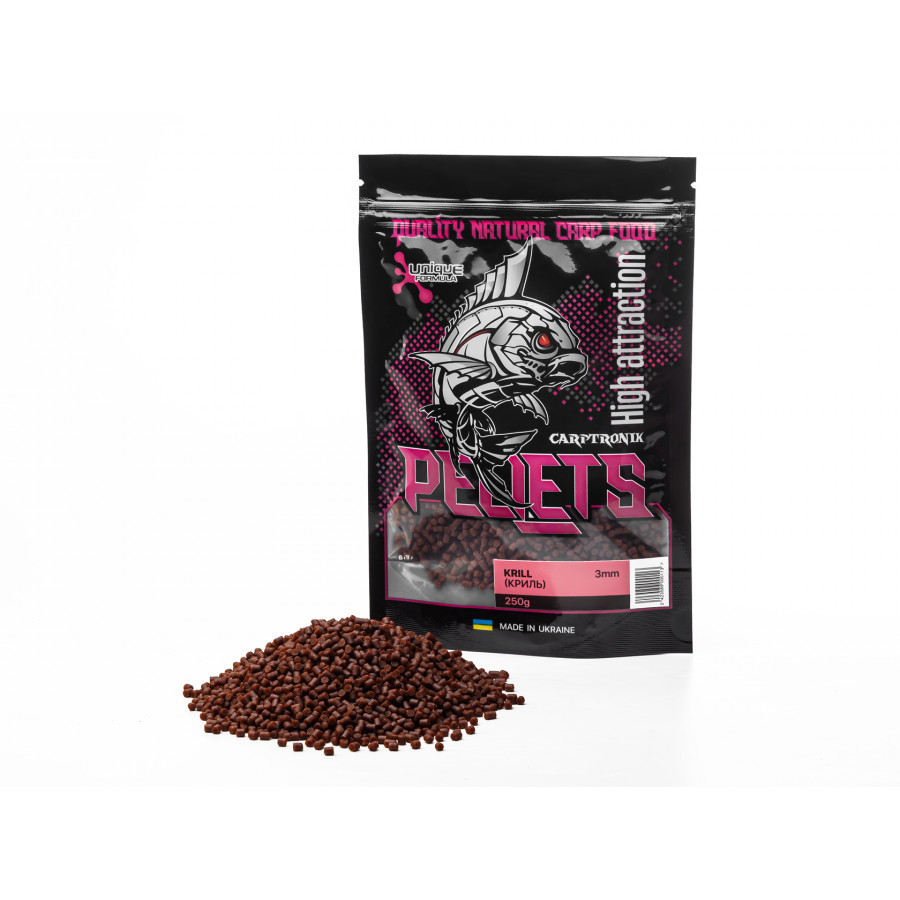 Carptronik метод- стик микс пеллетс "Криль" 3мм 250g