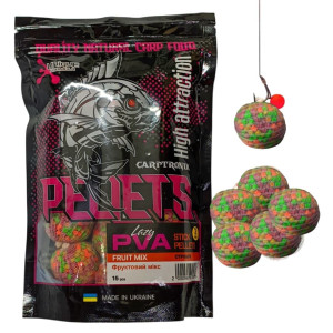 Готовый ПВА стик Carptronik lazy PVA stick Fruit mix (Фруктовый микс) 15шт