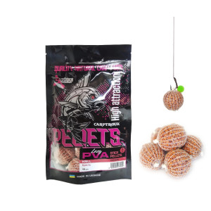 Готовый ПВА стик Carptronik lazy PVA stick pellets Krill (Криль) 15шт
