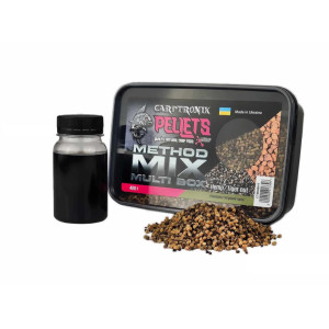 Пелетс Carptronik Method mix Multi Box, 400g (Ликвид Конопля-тигровый орех 100g)