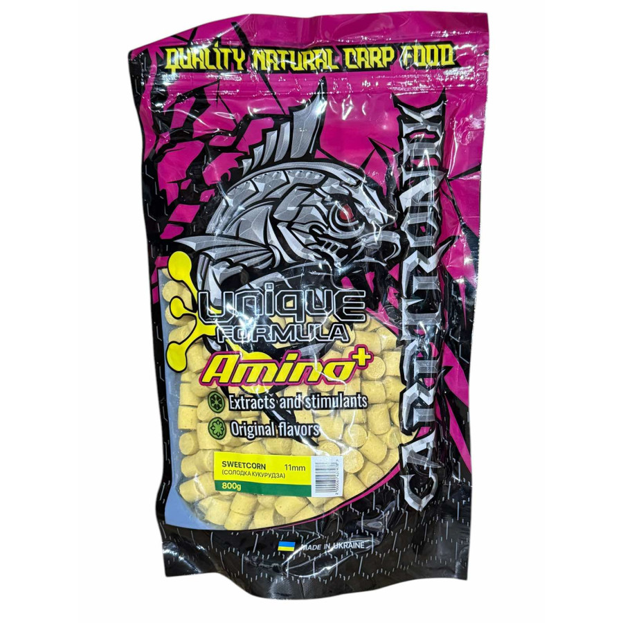 Пеллетс кормовой Carptronik кукуруза 11mm 800g