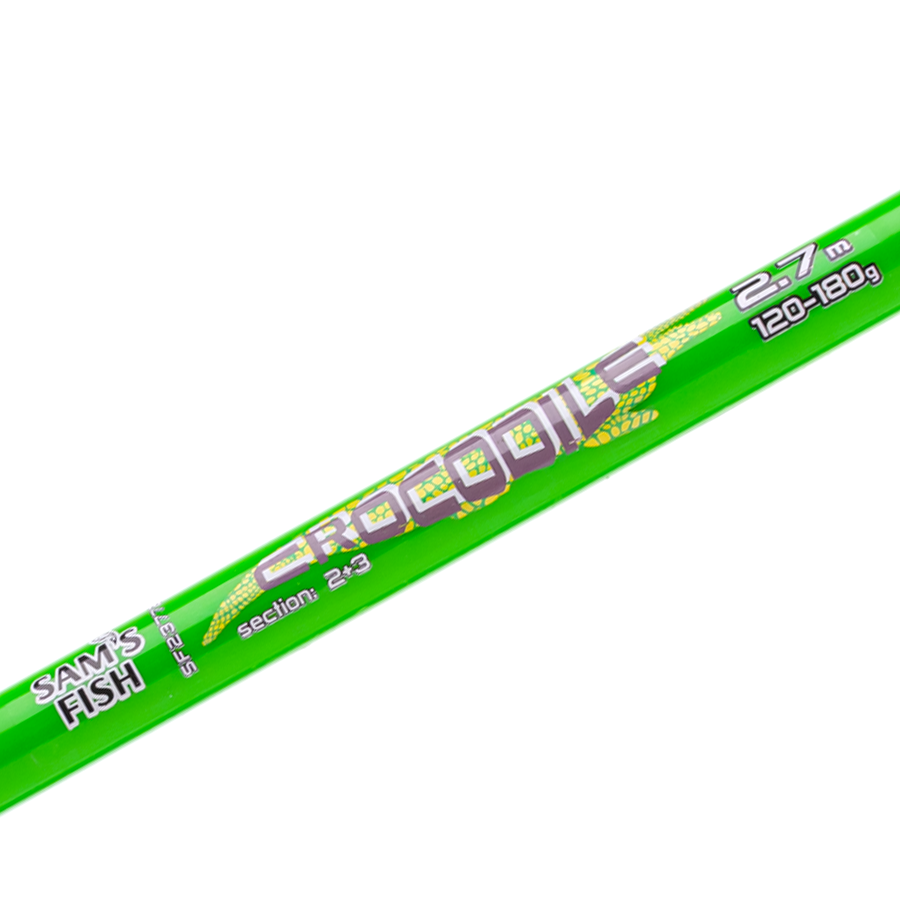 Спиннинг карповый фидер Crocodile "Green" 120-180g 2.70m Спиннинг карповый фидер Crocodile "Green" 120-180g 2.70m