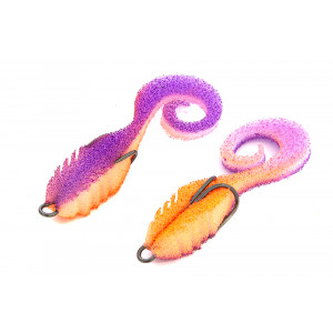 Поролоновая рыбка Профмонтаж Dancing tail 3.5" col.912 (2шт\уп)