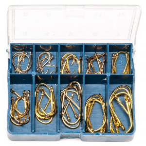 Набор крючков золотой (10шт/уп) Набор крючков золотой (10шт/уп)