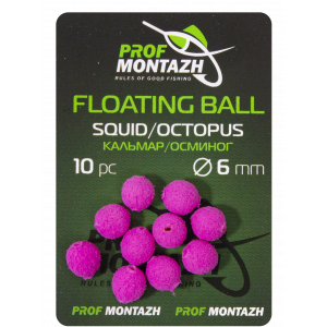 Плаваюча насадка Floating Ball 6mm Кальмар/Восьминіг "Squid/Octopus" Плаваюча насадка Floating Ball 6mm Кальмар/Восьминіг "Squid/Octopus"