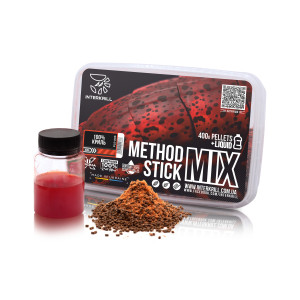 Пелетс "METHOD/STICK MIX", 400g (Ликвид 100% Криль, 50g)