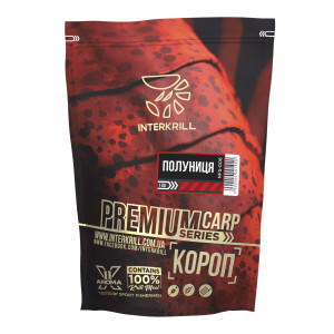 Прикормка Premium Series Короп-Полуниця 1kg Прикормка Premium Series Короп-Полуниця 1kg