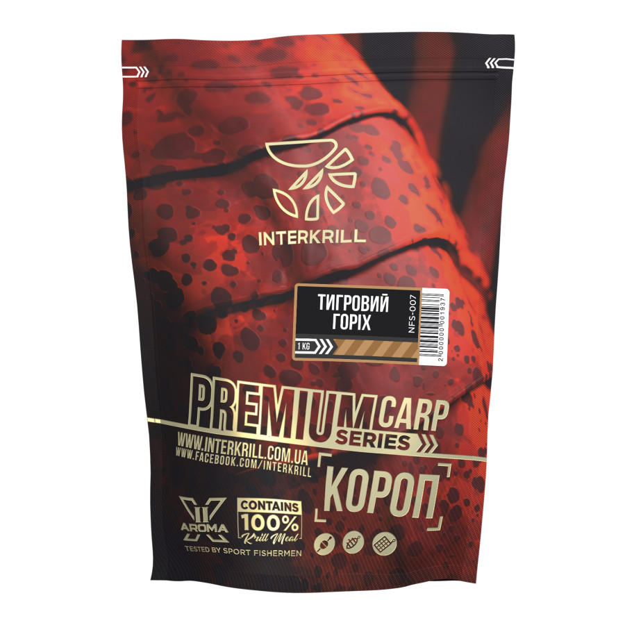 Прикормка Premium Series Карп-Тигровый орех 1kg