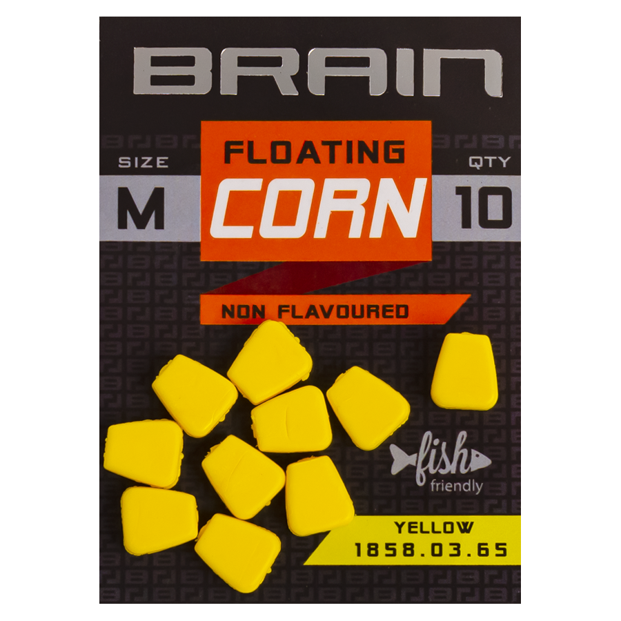 Кукурудза Brain Fake Flaoting Corn Non Flavoured Розмір-M col: жовтий