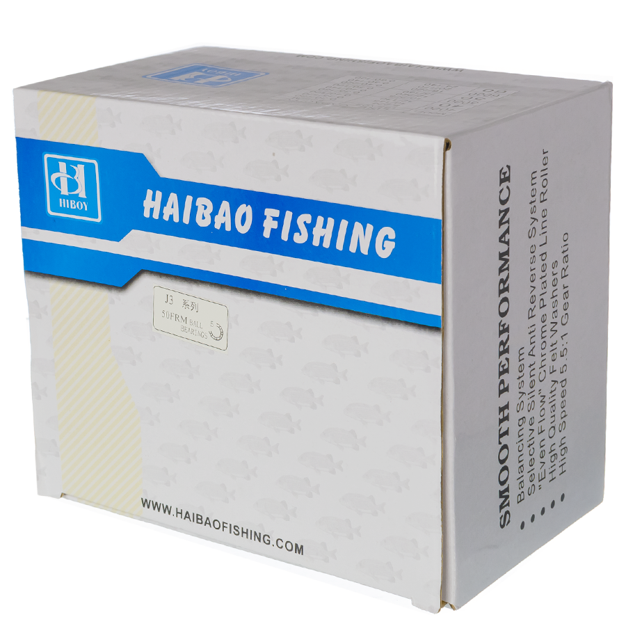 Карповая катушка Hiboy J3FR-50 с бейтранером 5 подшипников Карповая катушка Hiboy J3FR-50 с бейтранером 5 подшипников