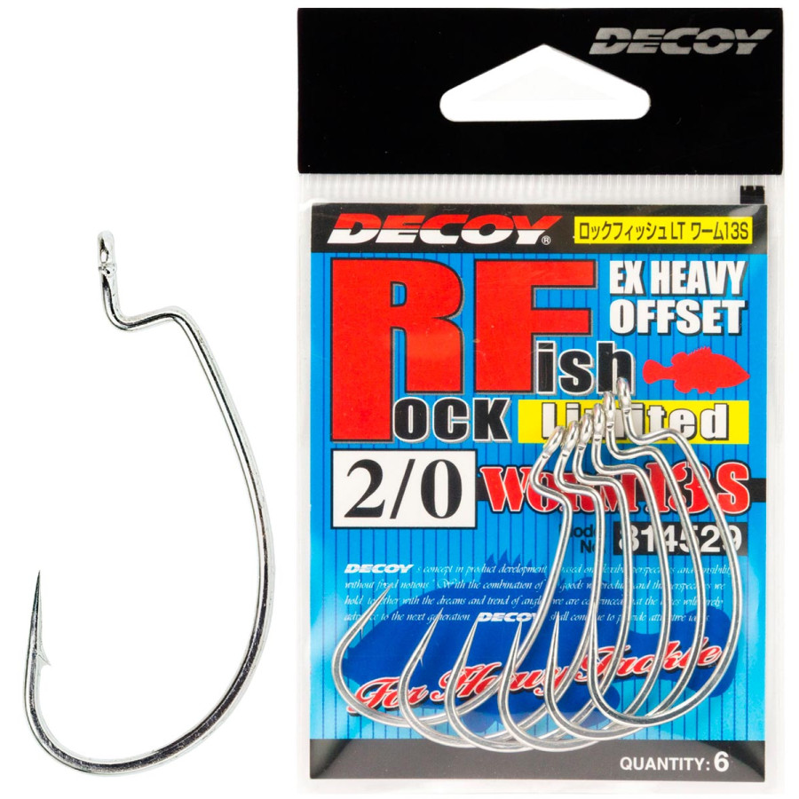 Гачок Decoy Worm13S Rock Fish Limited # 1 (8 шт / уп)