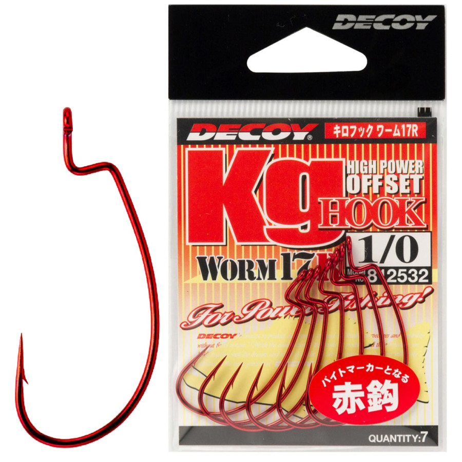 Гачок Decoy Worm17R Kg Hook R # 1 (7 шт / уп)