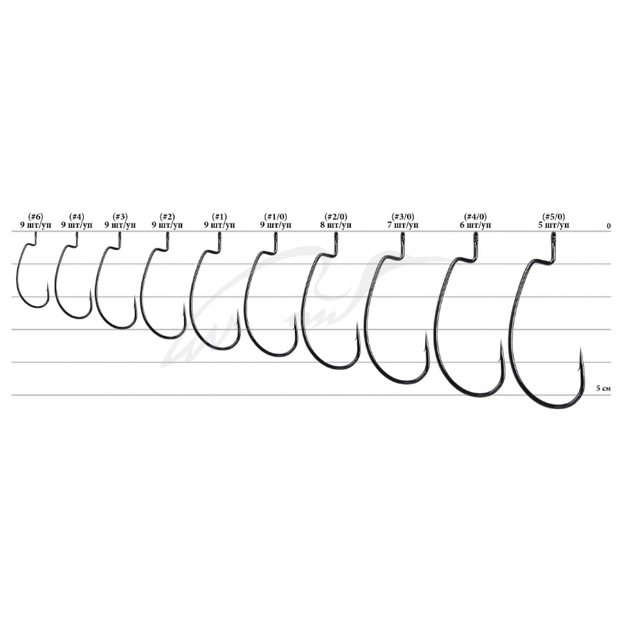 Крючок Decoy Worm17 Kg Hook #3/0 (7 шт/уп) Крючок Decoy Worm17 Kg Hook #3/0 (7 шт/уп)