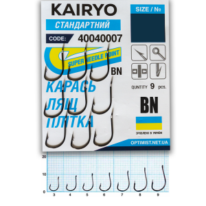 Крючок Optimist KAIRYO (карась,плотва) №3 Крючок Optimist KAIRYO (карась,плотва) №3