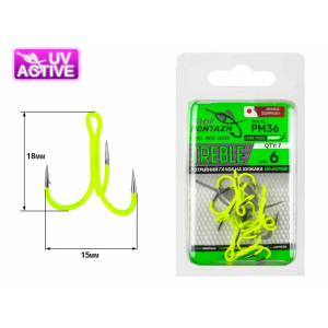 Трійник Profmontazh light-green UV PM36 № 6 (7 шт/уп)