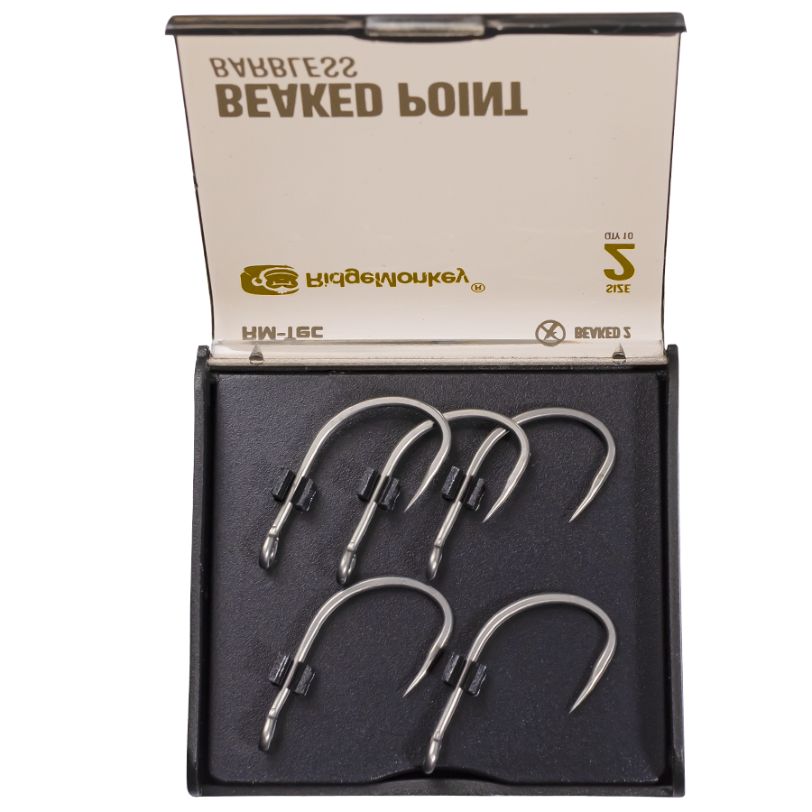 Крючок карповый RidgeMonkey RM-Tec Beaked Point Barbles size 2 Крючок карповый RidgeMonkey RM-Tec Beaked Point Barbles size 2