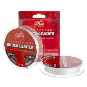 Шок лідер Carp Expert Fluorocarbon Shock Leader 15м 0.25-0.55 мм Шок лідер Carp Expert Fluorocarbon Shock Leader 15м 0.25-0.55 мм
