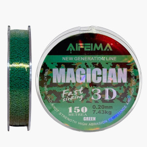 Леска 3D Feima Magician (Fast sinking) 150m 7.43kg 0.20mm Леска 3D Feima Magician (Fast sinking) 150m 7.43kg 0.20mm