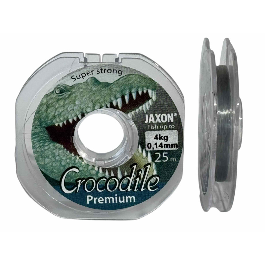 Волосінь Jaxon Crocodile Premium 25m 0.14mm Волосінь Jaxon Crocodile Premium 25m 0.14mm