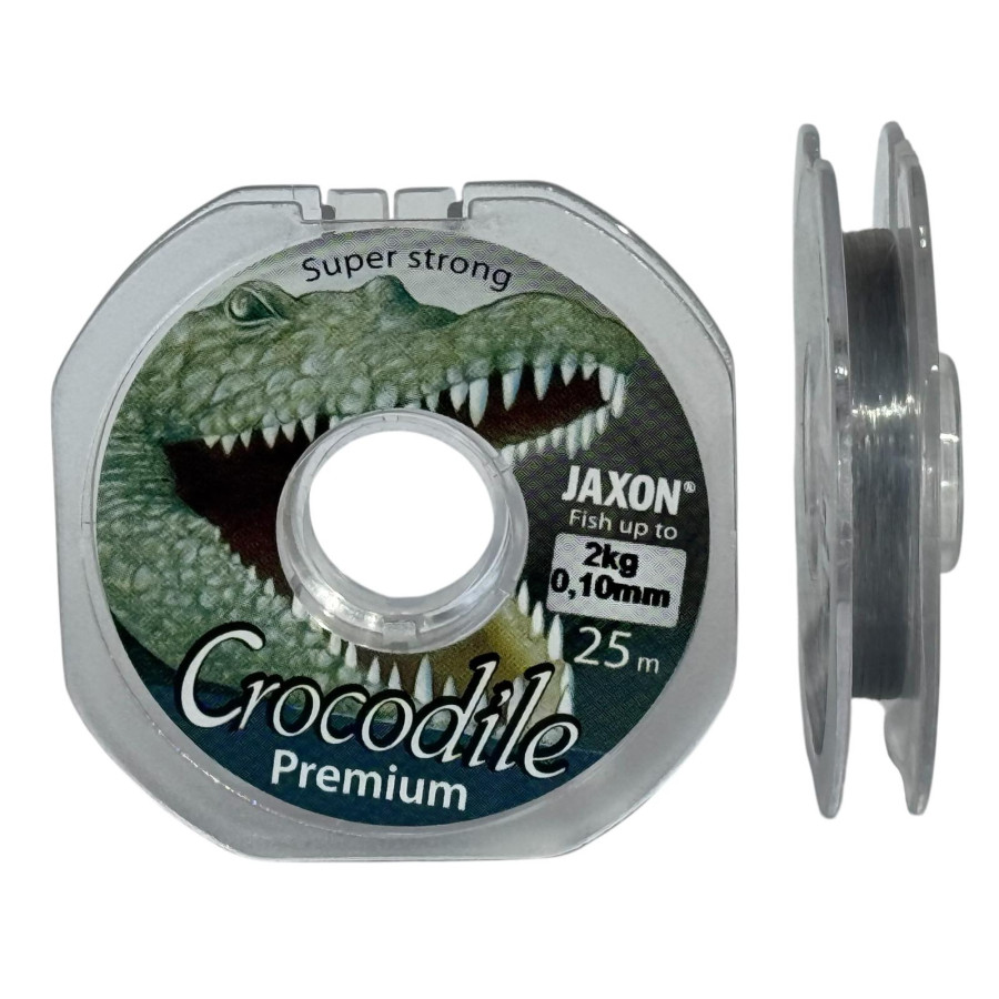Волосінь Jaxon Crocodile Premium 25m 0.10mm Волосінь Jaxon Crocodile Premium 25m 0.10mm