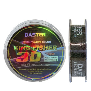 Леска 3D King Fisher Invisible 100m, 19.20kg 0.40mm Леска 3D King Fisher Invisible 100m, 19.20kg 0.40mm