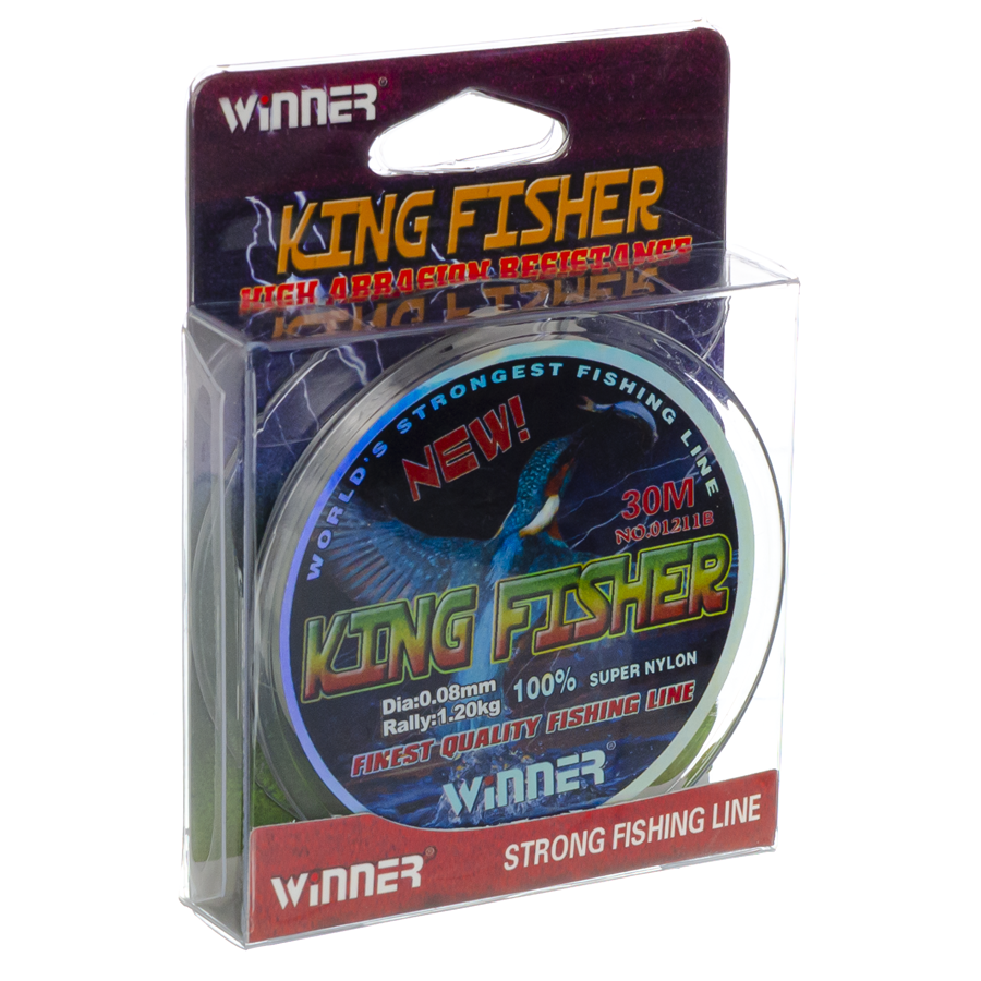 Волосінь Winner KingFisher NEW 30m. 0,08mm
