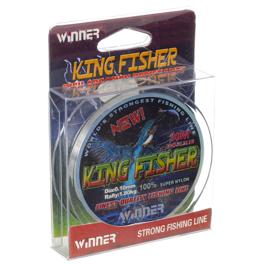 Волосінь Winner KingFisher NEW 30m. 0,10mm