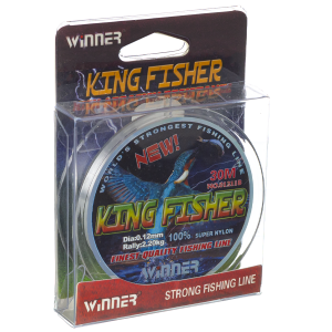 Леска Winner KingFisher NEW 30m. 0,12mm Леска Winner KingFisher NEW 30m. 0,12mm